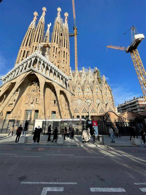 Carte des transports autour de Sagrada Família