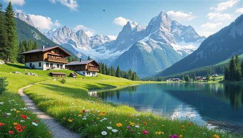 Paysages suisses du voyage de Liszt