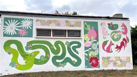 Fresques colorées dans les rues de Puerto Plata