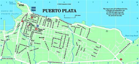 Carte artistique des fresques de Puerto Plata