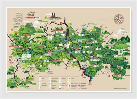 Carte touristique de Château-Landon