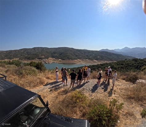 Paysages crétois parcourus en jeep 4x4