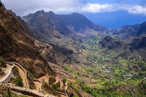 Vue panoramique vallée de Paul Santo Antão