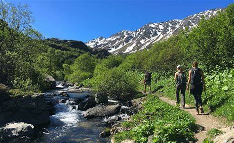 accompagnateur en montagne guidant randonnée