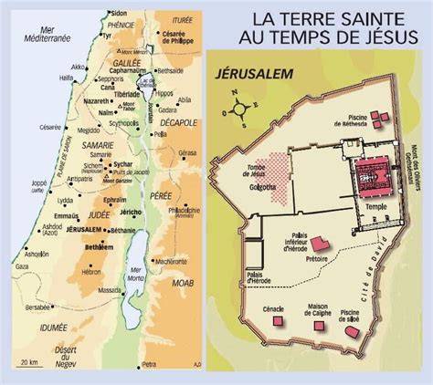 Carte de Bethléem et vieille ville