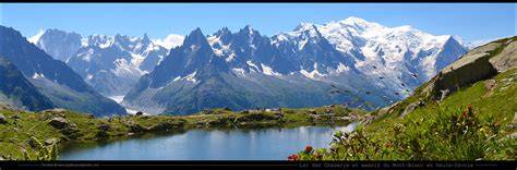 Panorama du Mont-Blanc depuis Viuz-en-Sallaz