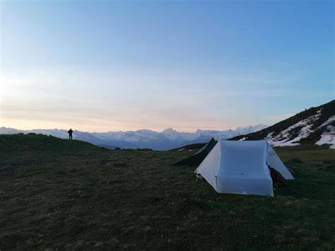 Bivouac sous tente à Campo Imperatore