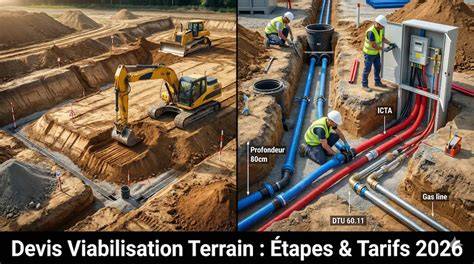 Schéma de viabilisation d’un terrain