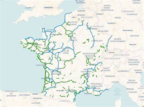 Carte des pistes vertes du Pays basque