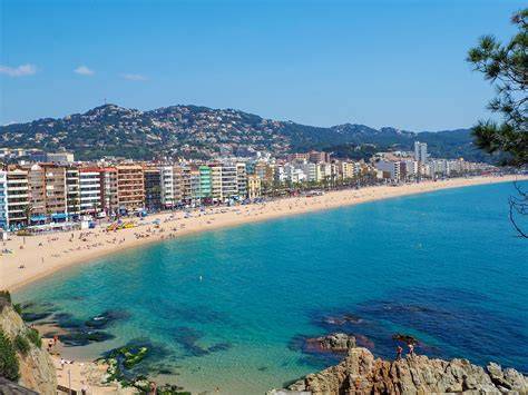 Plage et centre de Lloret de Mar