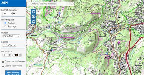 Plan IGN HD carte interactive France