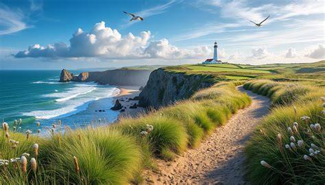 GR34 littoral breton falaises plages