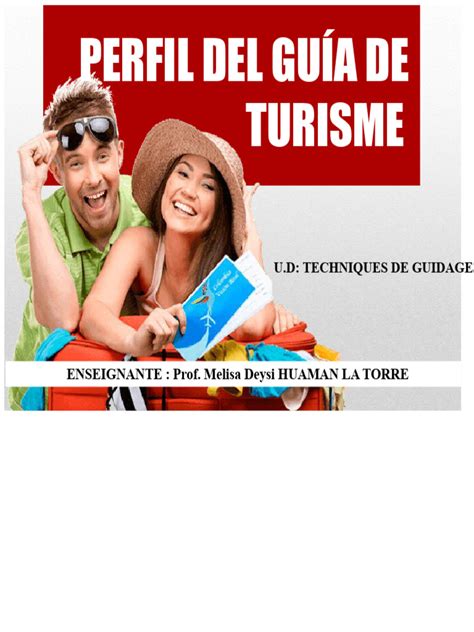 Guide touristique présentant son profil professionnel