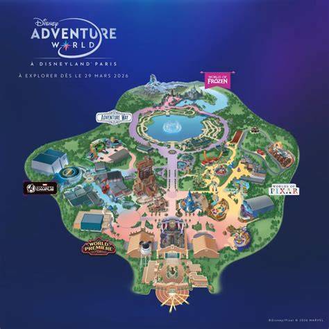 Calendrier extension Disney Adventure World