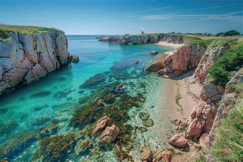 Autocar touristique sur la côte bretonne