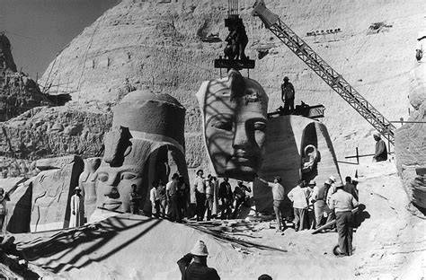 Déplacement des temples d’Abou Simbel UNESCO