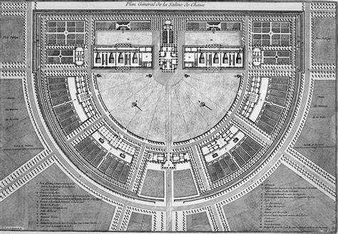 Plan panoptique de la Saline royale