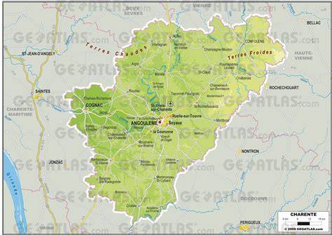 Carte de la Charente rurale