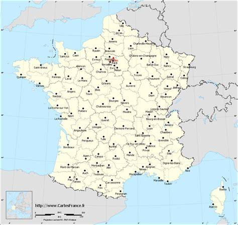Carte de Sarcelles et environs