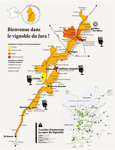 Vignoble du Jura et villages viticoles