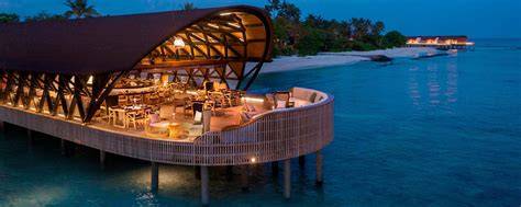 Restaurants plage resort Maldives