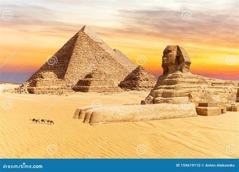 Le Sphinx et les pyramides de Gizeh