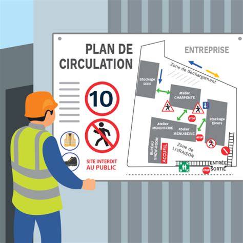 Plan de circulation chantier BHNS arbres