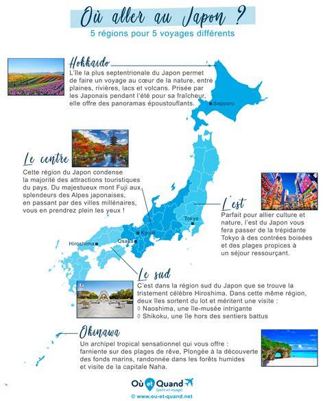 Brochures touristiques et carte du Japon