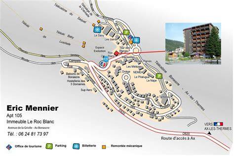 Carte des secteurs Bonascre Saquet Campels