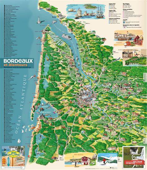 Carte touristique de Peniche et environs