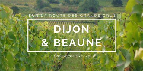 Route des Grands Crus entre Dijon et Beaune